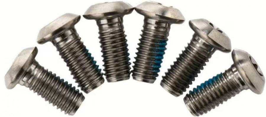 TRP Titanschraubenset Torx M6x10 - leichtes Titanschrauben-Set für Bremsscheiben