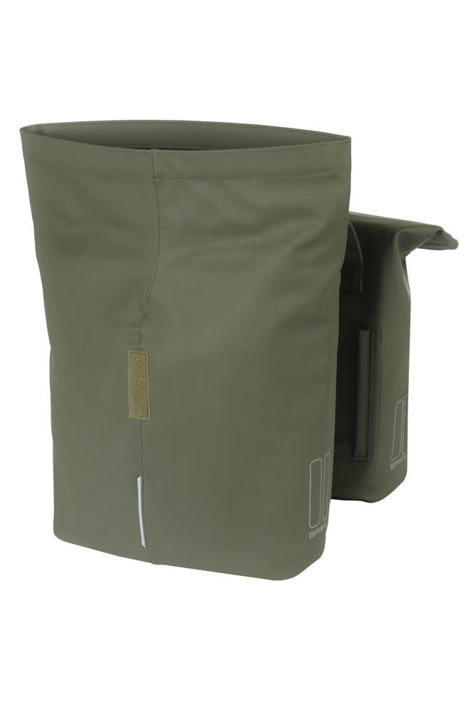 Basil Doppelpacktasche City moss green 12x29x30 cm 28 bis 32l