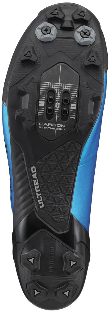 SHIMANO Fahrradschuhe XC903 Herren/Damen MTB SPD Größe 40 Blau - MTB Rennschuhe für XC und Cyclocross