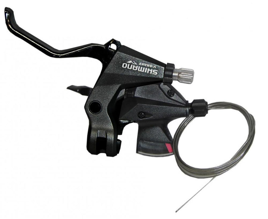 SHIMANO ST-M310 Schalt-/Bremshebel 3-fach Links 2 Finger Schwarz für Fahrräder.