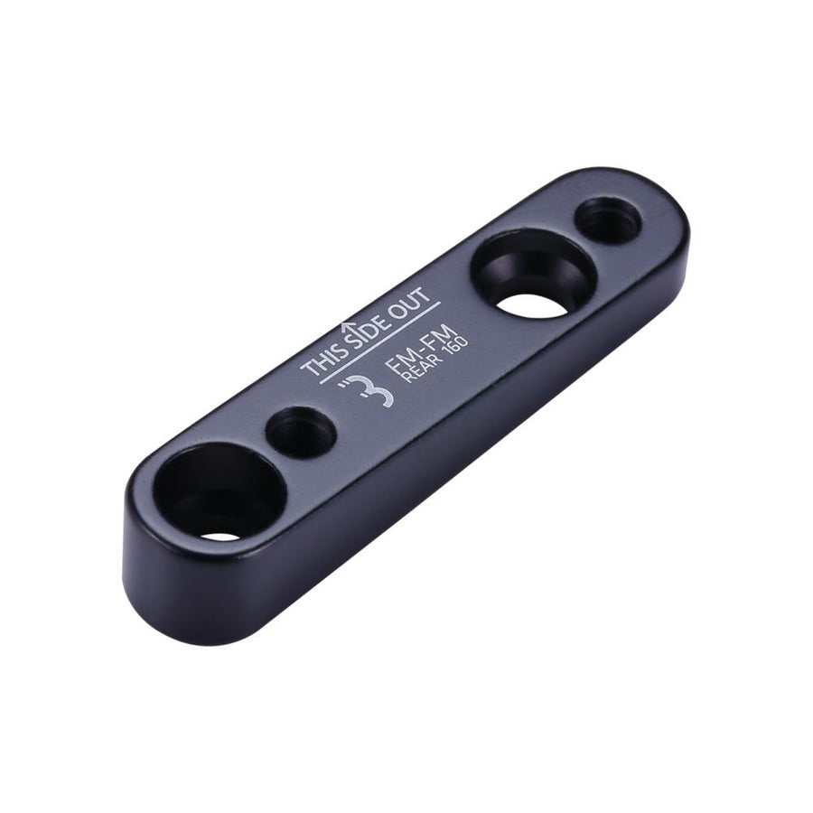 BBB Cycling BBB adapter PowerMount FM to FM 140mm-160mm schwarz - sicherer Bremsscheibenadapter