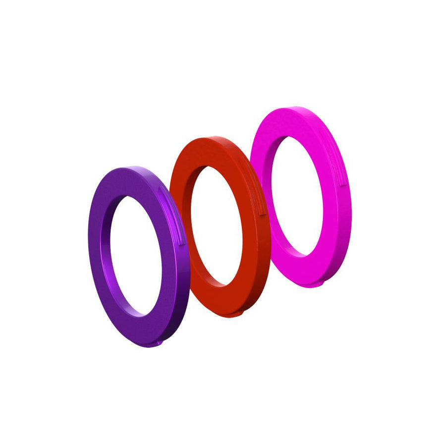 MAGURA Blenden-Ring Kit für Bremszange, 2 Kolben (purple, rot, pink) - individueller Look & Style