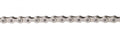 XLC Kette CC-C12 11-fach Fahrradkette, silber, mit 114 Gliedern auf weißem Hintergrund.