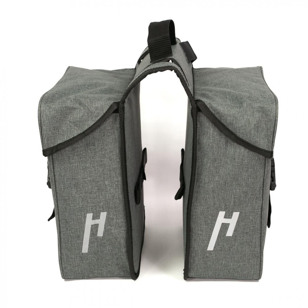 Haberland Doppeltasche 25l Basic M 3.0 grau - flexible Gepäcklösung für den Alltag