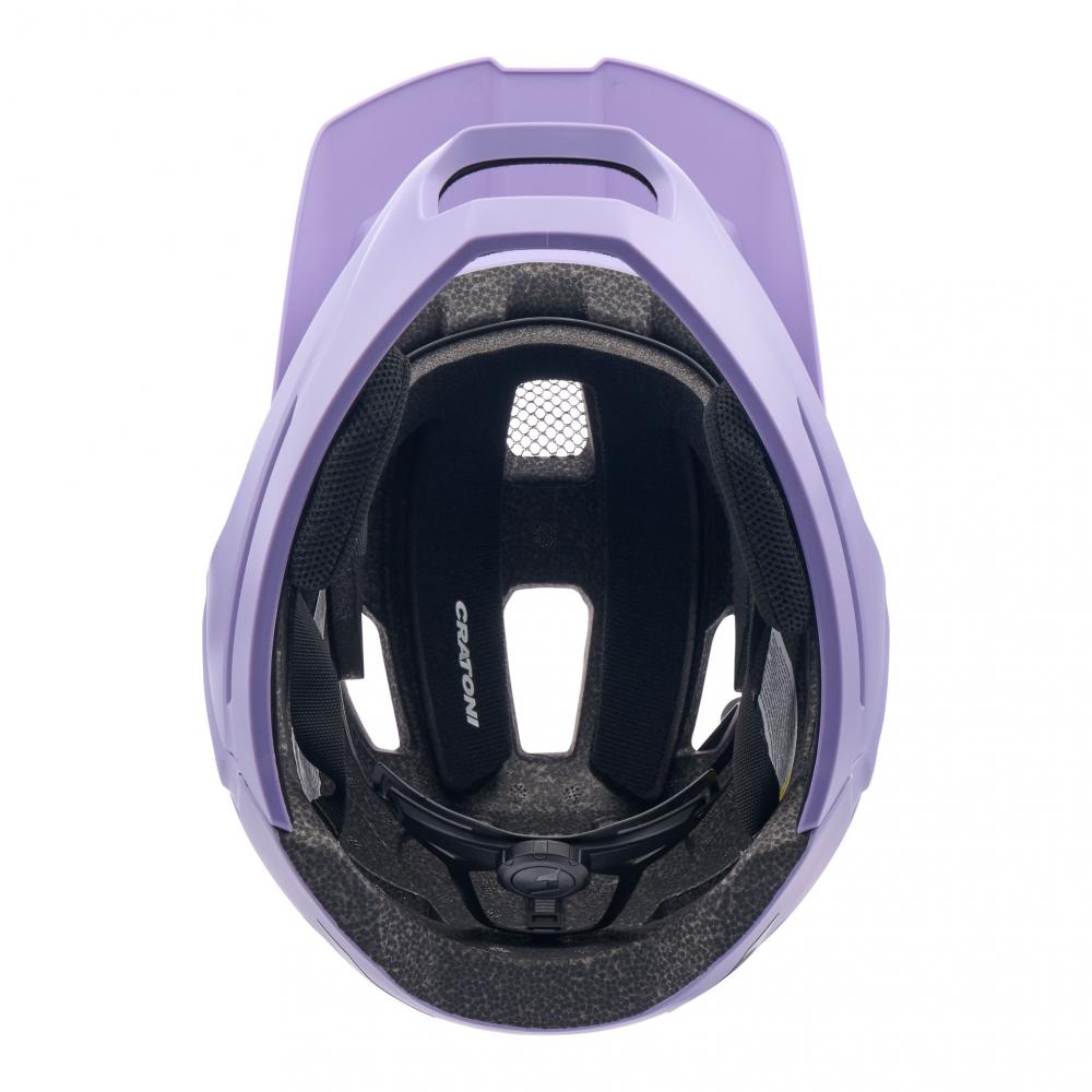 CRATONI Madcat Kinder-Fullface-Helm S-M - lavender matt
