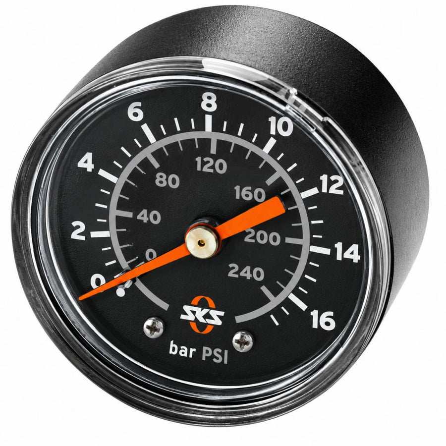 SKS Manometer für RENNKOMPRESSOR 50 mm bis 16 bar