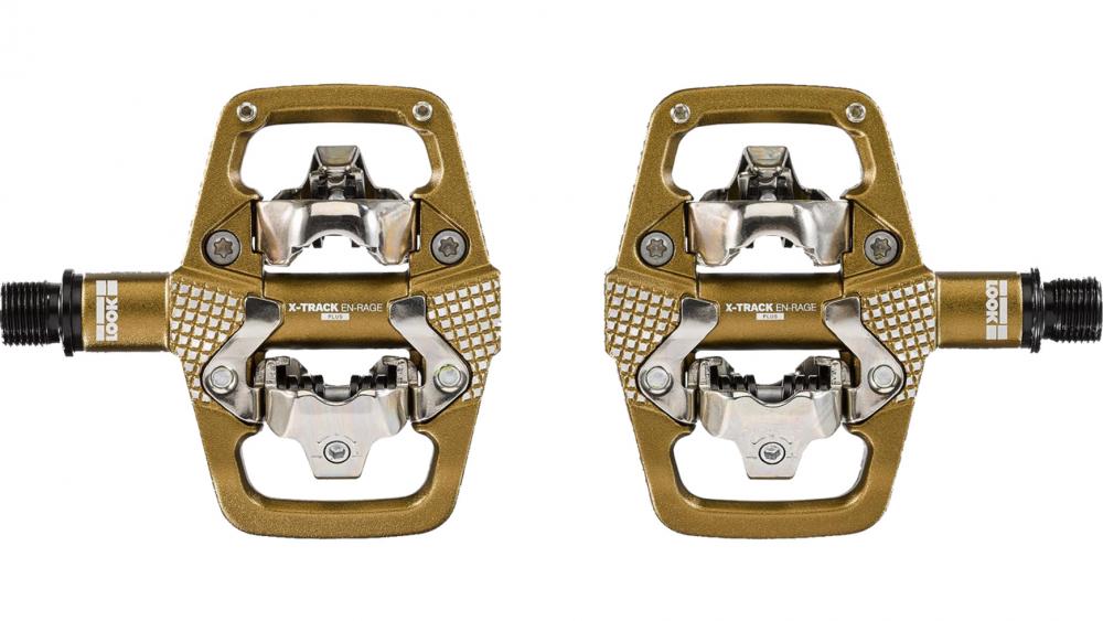 LOOK X-Track EN-Rage Plus Klickpedale bronze, 664 mm² Plattform - Trail & Enduro Pedal mit geschmiedetem Aluminiumgehäuse, SPD kompatibel