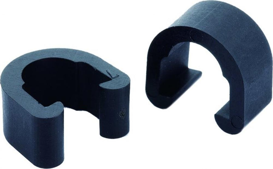 Jagwire Außenhüllen- und Leitungshalter C-Clips Standard Schwarz - sichere Kabelführung am Rahmen