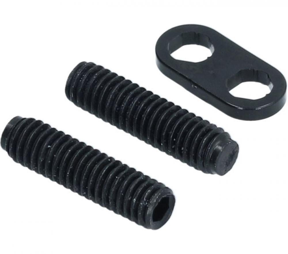 SHIMANO Anschlagschrauben RD-R8150 2 Schrauben mit Platte Anschlagschraube - Ersatzteil für Schaltwerk