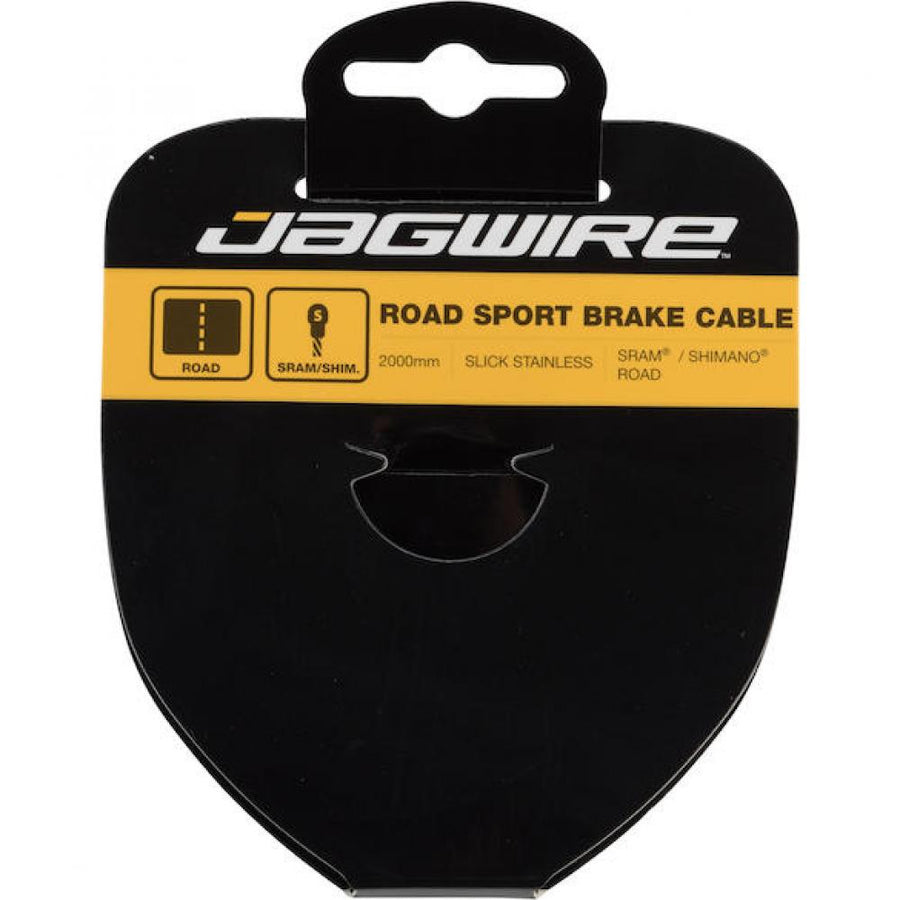 Jagwire Bremszug Road Sport Edelstahl geschliffen 1.5 x 2000 mm Silber - präzise Rennrad-Bremsperformance