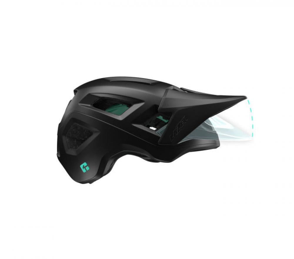 LAZER Visier Coyote KinetiCore Matte Black M Matt - passgenauer Ersatz für optimalen Schutz