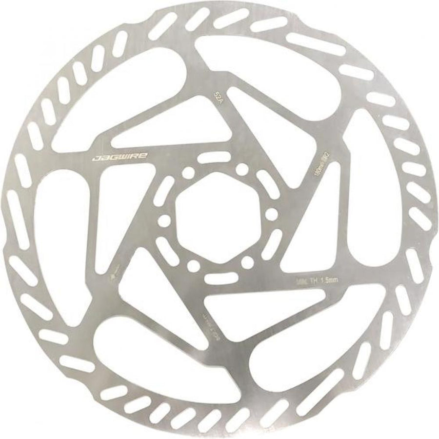 Jagwire Bremsscheibe Sport SR2 6-Loch 180 mm Silber - leise, kraftvolle Bremsleistung