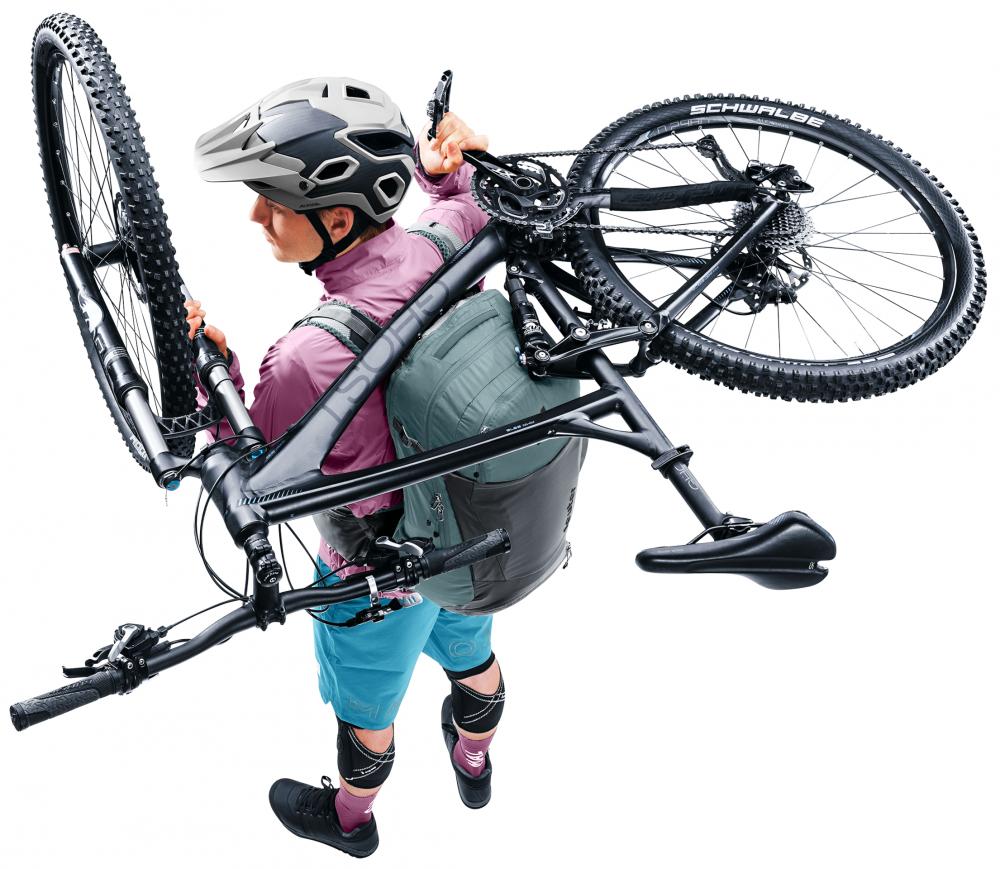 Deuter Trans Alpine Pro 28 Fahrradrucksack 28L graphite - Leichter Bike-Rucksack für Mountainbike-Touren