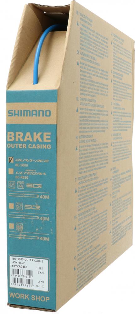 SHIMANO Bremszugaußenhülle DURA-ACE BC-9000 - 40 m Rolle, Blau