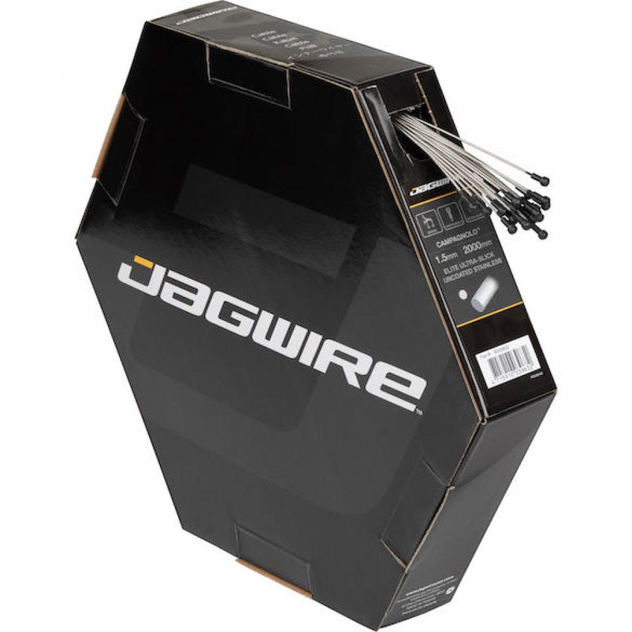 Jagwire Bremszug Road Elite Ultra-Slick polished 1.5 x 2000 mm Silber - maximale Bremsperformance