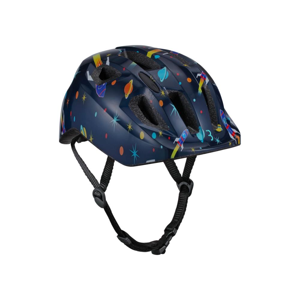 BBB Cycling Kinderhelm Hero S Astronaut (46-52 cm) - sicherer Schutz für kleine Entdecker