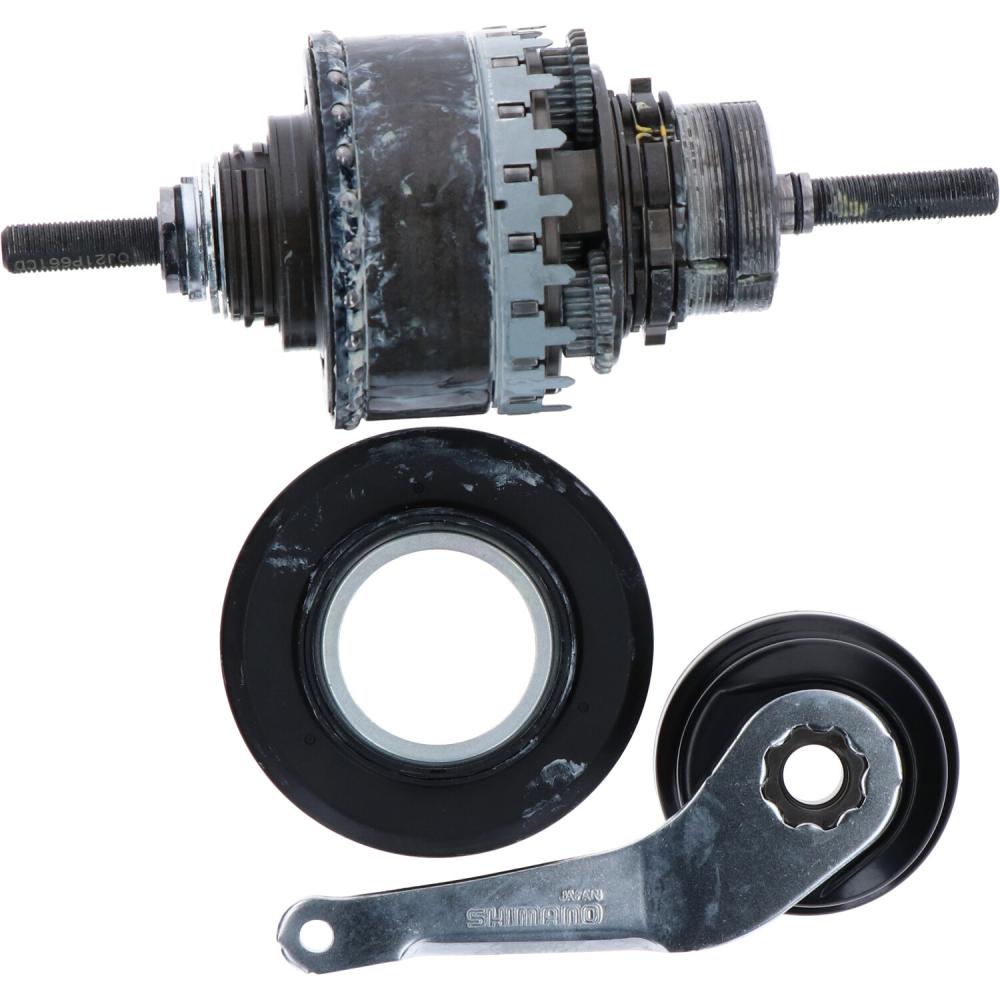 SHIMANO Getriebeeinheit für SG-C6061-8CD 187 mm Achslänge inkl. Bremsarm und Staubkappe - 6061-8, 187 mm