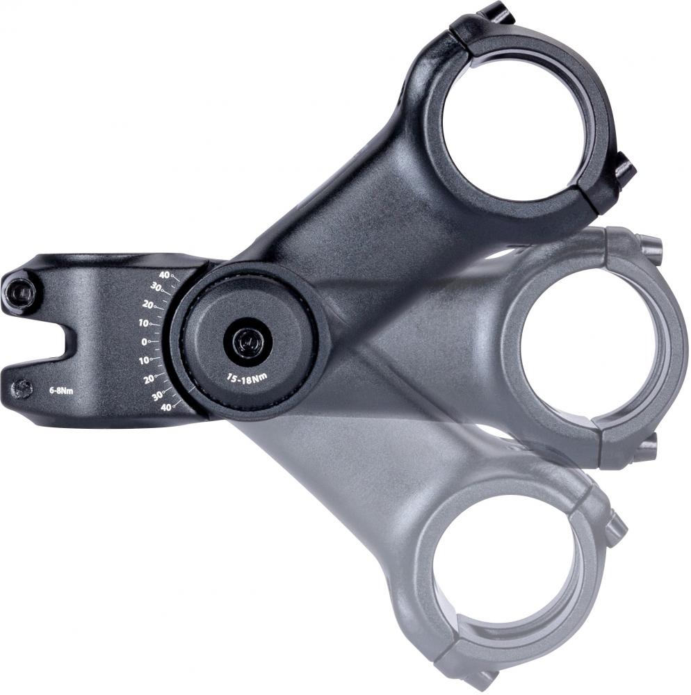 CONTEC Vorbau Udea, 35.0 mm Klemmung, 110 mm Länge, 1 1/8" Gabelschaft, hochwertiges Aluminium, leicht und stabil, ideal für Rennrad oder MTB, schwarz matt