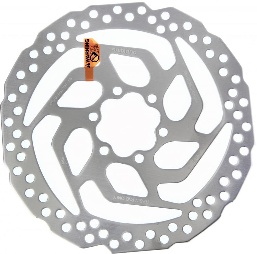 SHIMANO Bremsscheibe SM-RT26 160mm 6-Loch - Zuverlässige Bremsleistung für dein Bike