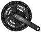 Shimano FC-MT210 Kurbelgarnitur 3x9 175 mm (44-32-22) black - effizienter MTB-Antrieb