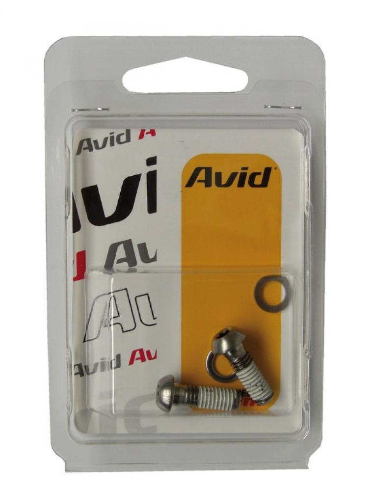 Avid Titanium T25 Schrauben für Scheibenbremsadapter im Blisterpack (2 Stk.)