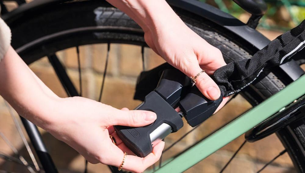 ABUS YARDO 7807F/110 Kettenschloss 110 cm mit Fingerprint