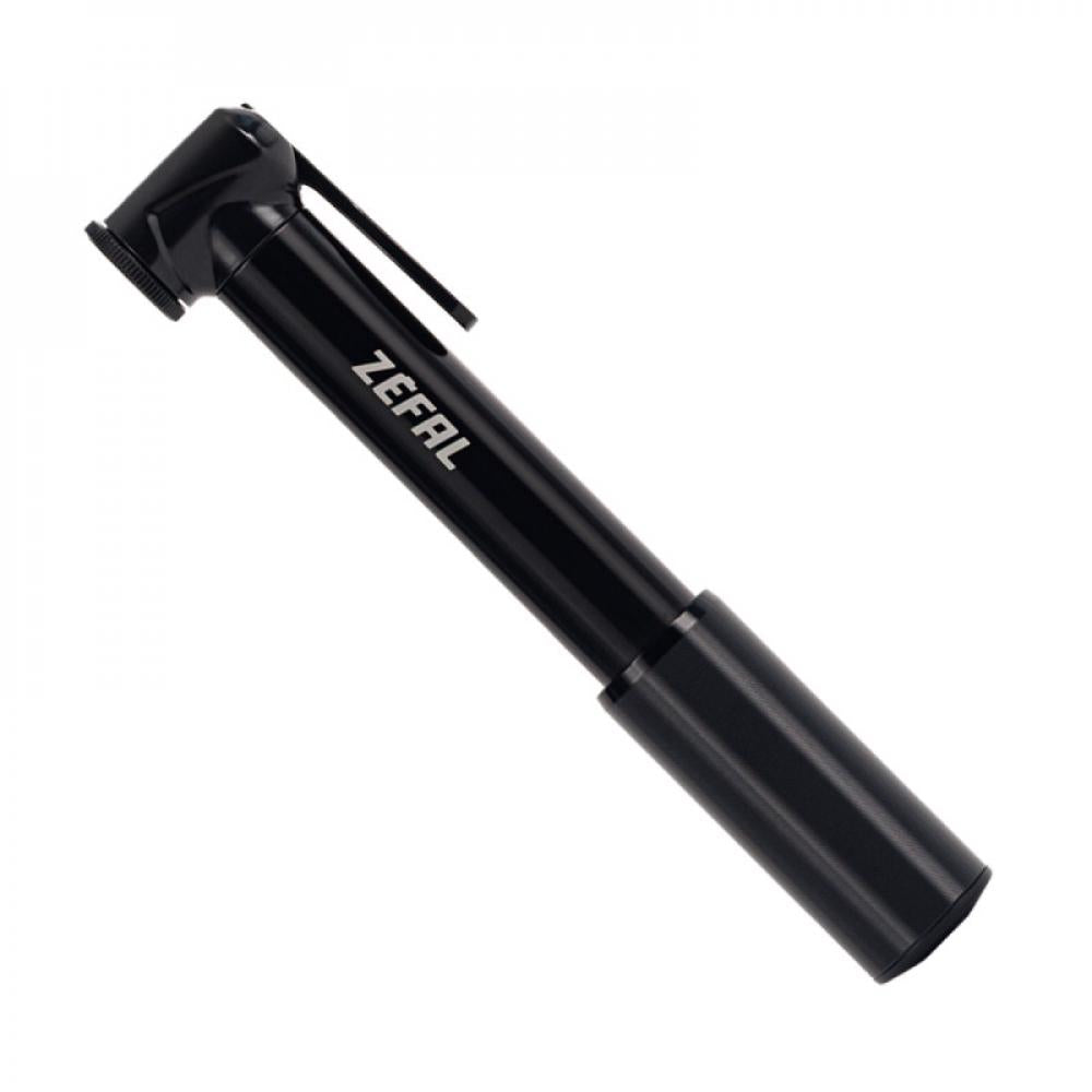 Zéfal Miniluftpumpe Road Micro Schwarz Schwarz - zuverlässige Pumpe für Rennrad & Triathlon