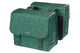 Basil Flair Doppelpacktasche 35 Liter - grün - wasserabweisend, mit Reflektoren & MIK-/Universal-Bridge System