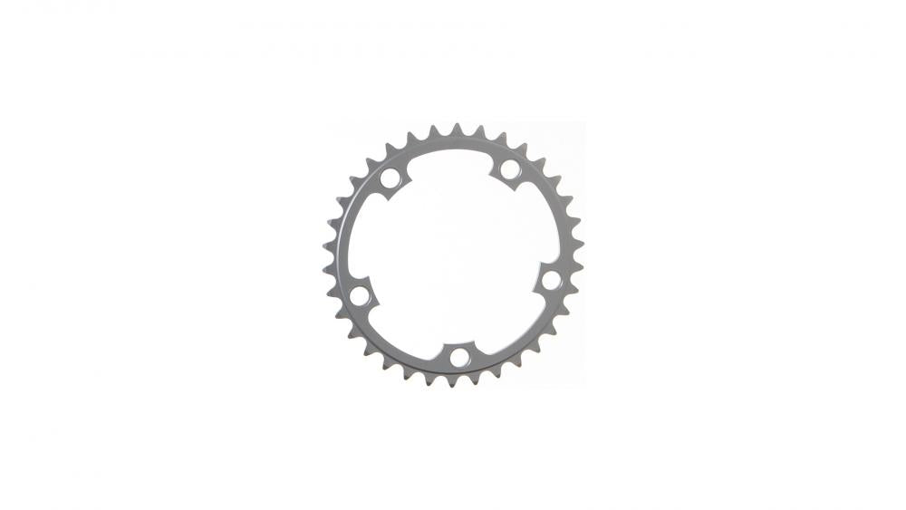 Stronglight Kettenblatt 38 Zähne silber - 110mm Lochkreis für Rennrad und Gravel Bike