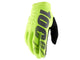 100% Brisker Youth Cold Weather Gloves L fluo yellow - warmer Kinder-Radhandschuh mit Grip
