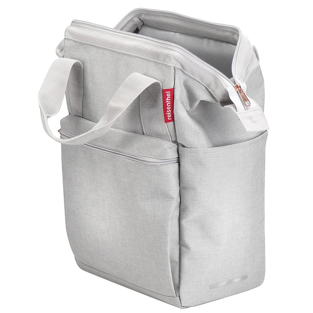 KLICKfix Gepäckträgertasche ROOMY GT twist sky rose Größe 17x25x40cm 12l
