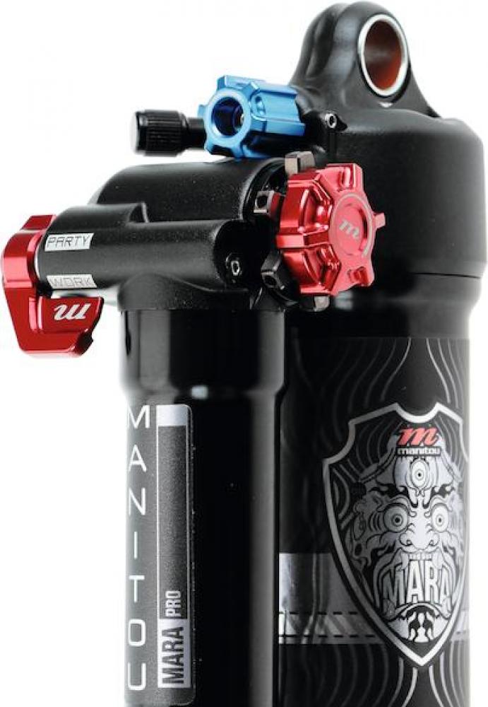 Manitou Federbein Mara Pro Eyelet Mount 230x65 mm Schwarz - einstellbarer Dämpfer für All Mountain & Enduro