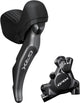 SHIMANO Scheibenbremse ST-RX820/BR-RX820 HR Scheibenbremse - hydraulische HR-Bremsanlage mit STI-Hebel und Bremssattel