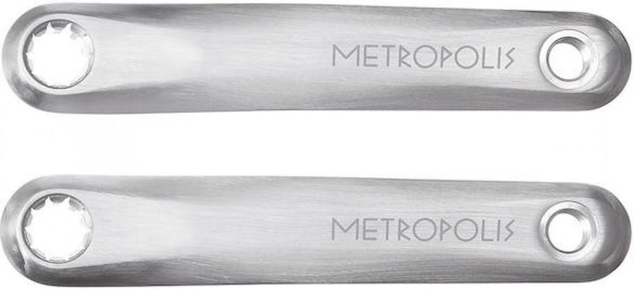 FSA Kurbelarme E-Bike Metropolis CK-602 175 mm Silber - Mini-ISIS für Bosch Active Gen3