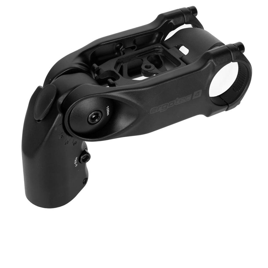 ErgoTec Octopus BK Ahead Vorbau schwarz sandgestrahlt - stabile, moderne Ausführung für Bosch Kiox