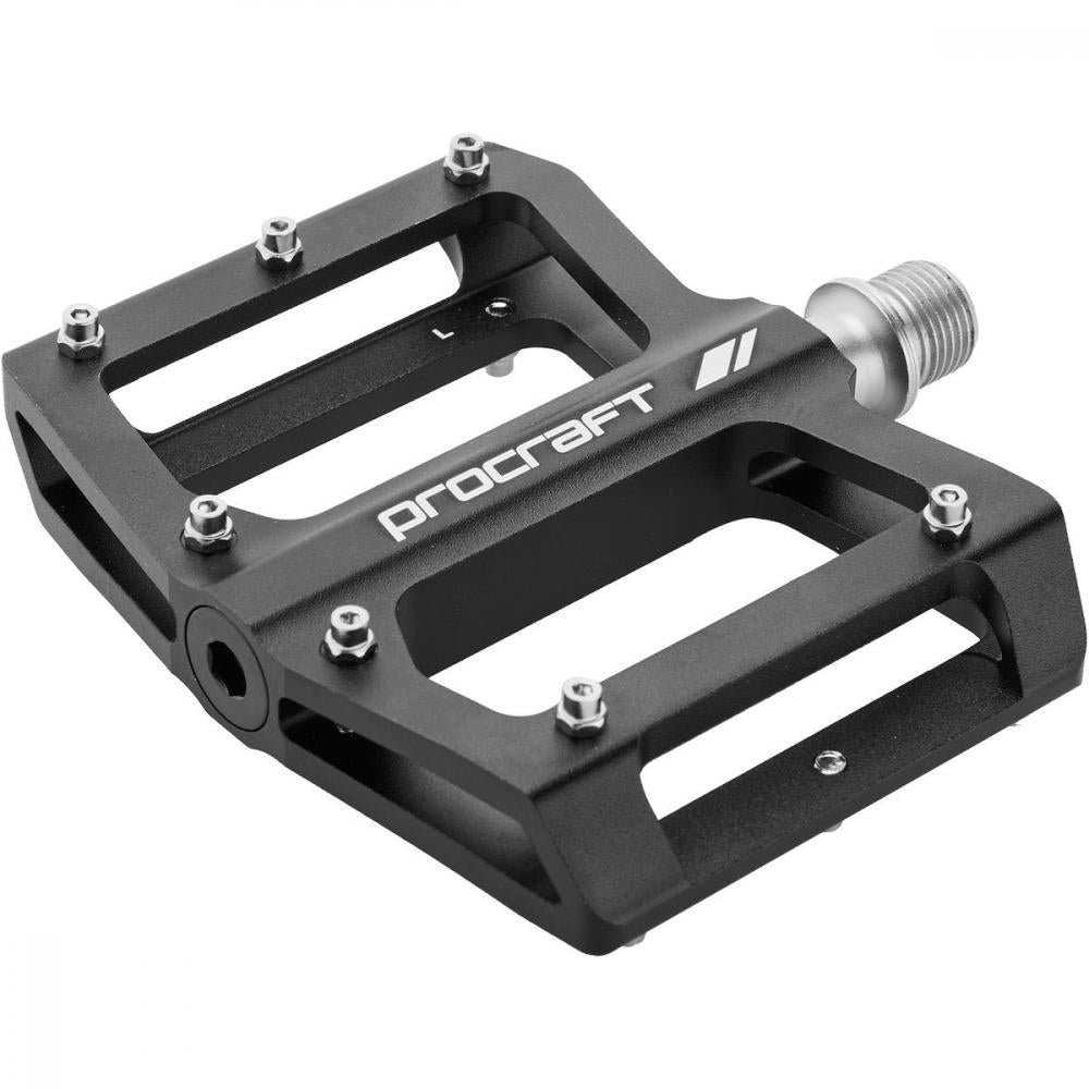 Procraft Pedale Small Grip Advanced CNC 93 x 94 mm Schwarz - maximaler Grip für kleine Füße