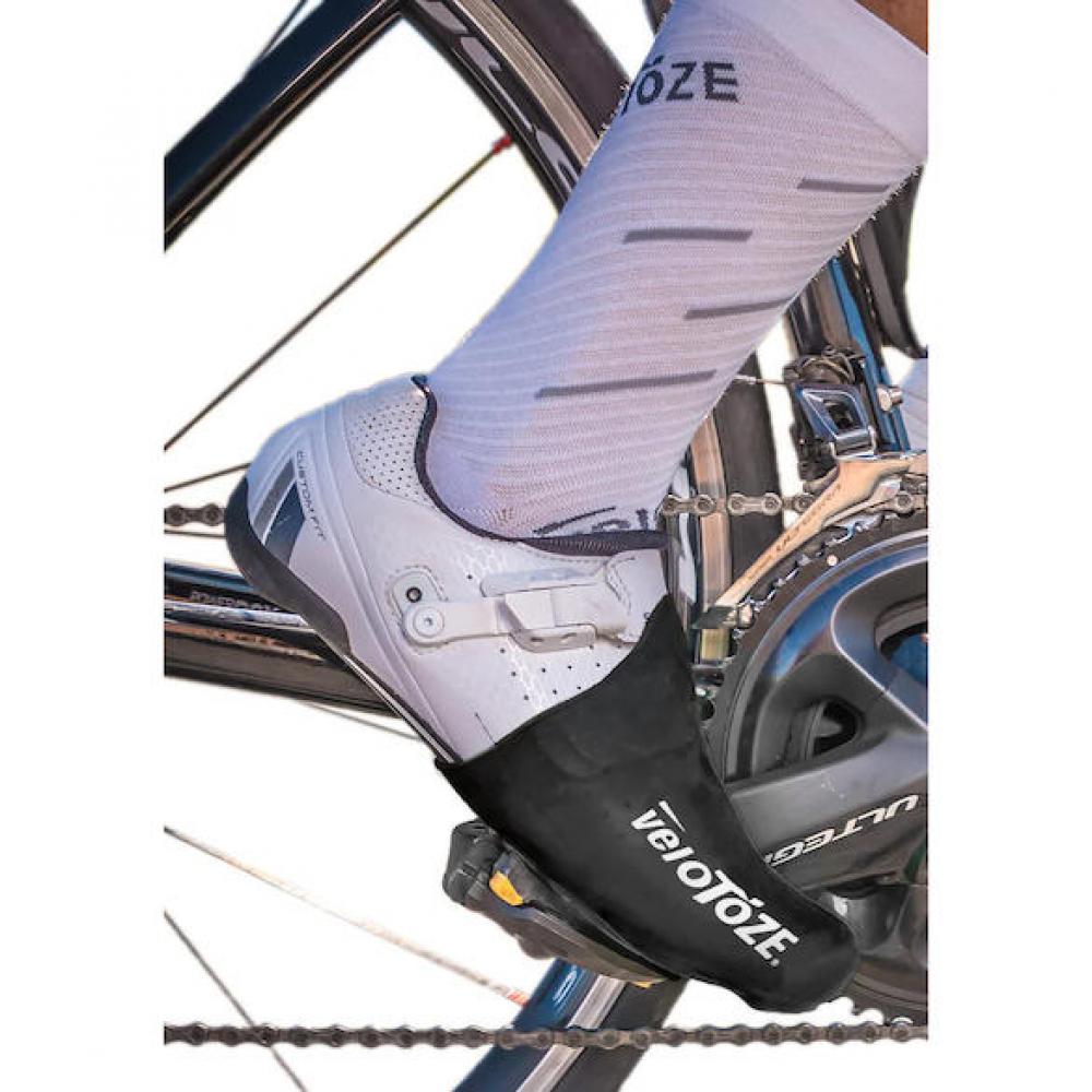 VeloToze Überschuh Toe Silicone Onesize Schwarz - wasserdichter Zehenschutz