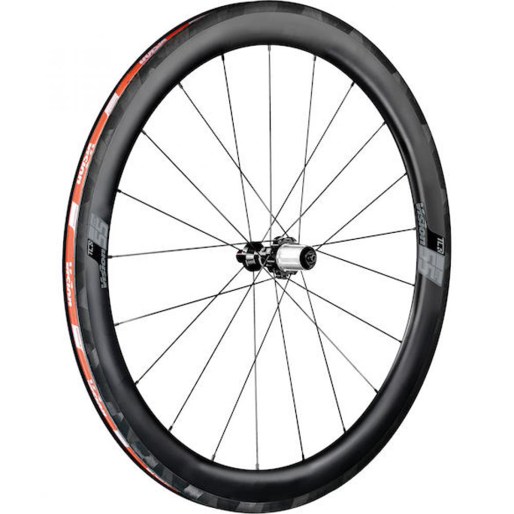 Vision Laufradsatz SC 55 Clincher TLR 622x19 mm Schwarz - leichter Carbon-Rennlaufradsatz