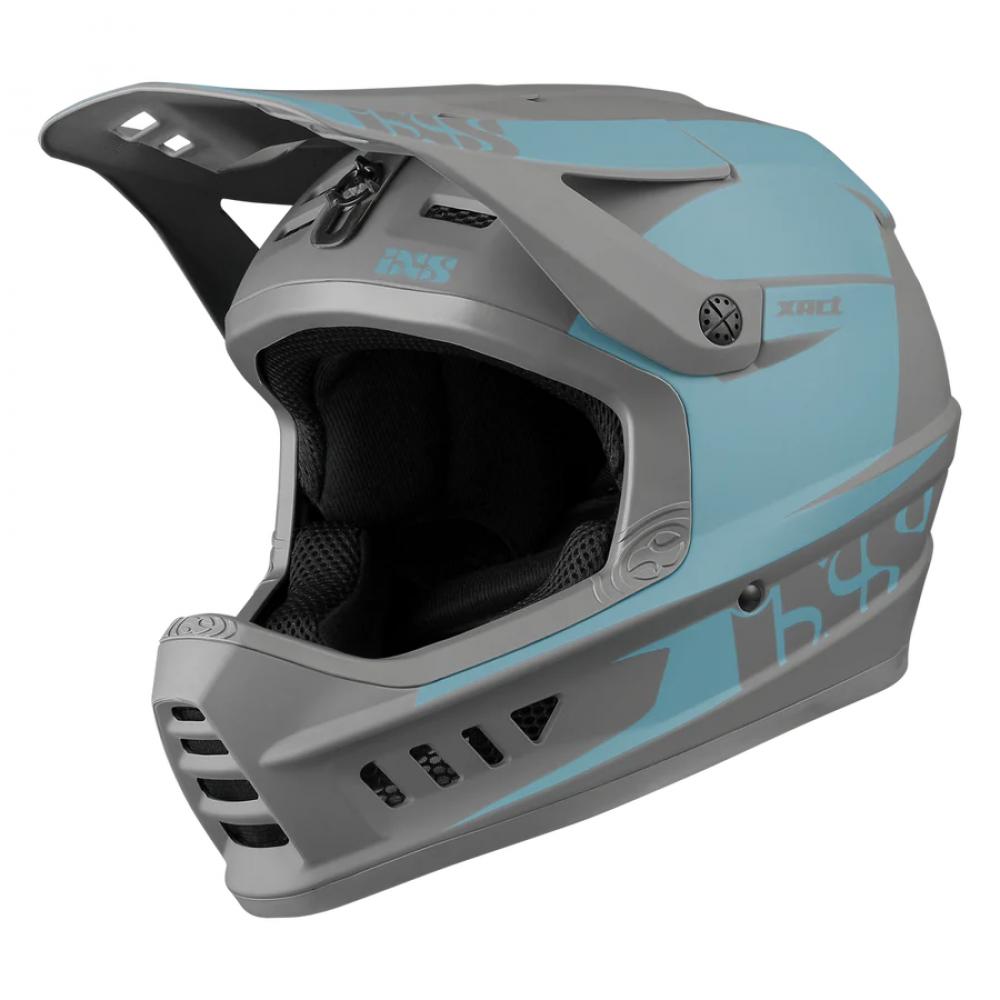 IXS Sports Division iXS XACT Evo helmet L/XL Ocean-Graphite - Fullface-Helm mit Top-Belüftung