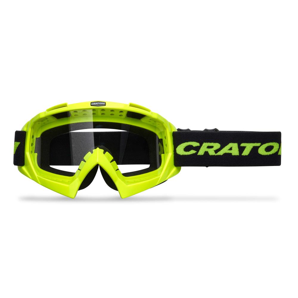 Cratoni MTB Brille C-Rage neongelb glanz Scheibe transparent