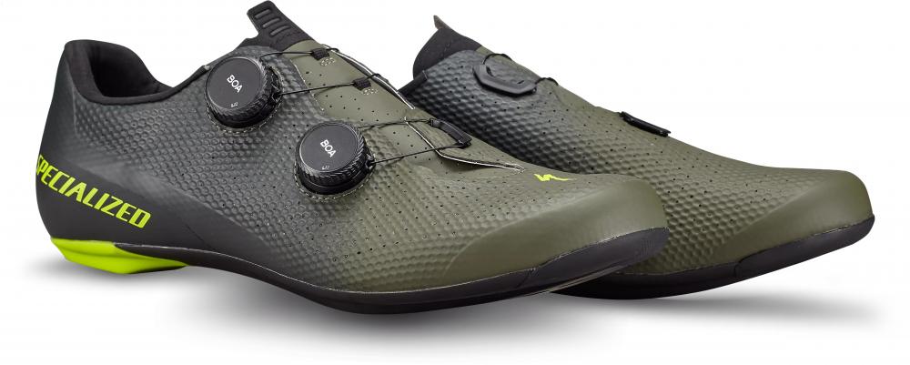 Specialized TORCH 3.0 RD Schuh 42 OAK GREEN/MOSS GREEN/LIMESTONE - effizienter Rennradschuh