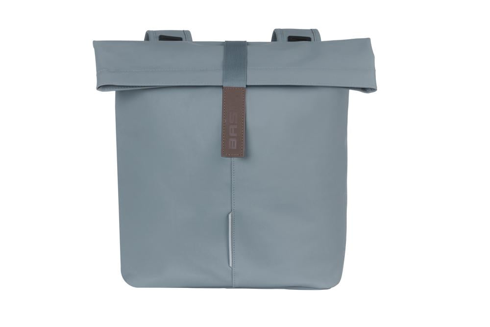 Basil Doppelpacktasche City graphite blue 12x29x30 cm 28 bis 32l