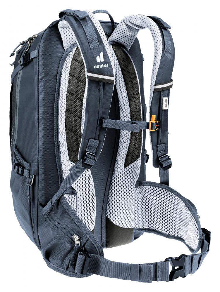 Deuter Trans Alpine 24 Fahrradrucksack 24 Liter Schwarz - ideal für Mehrtagestouren und MTB