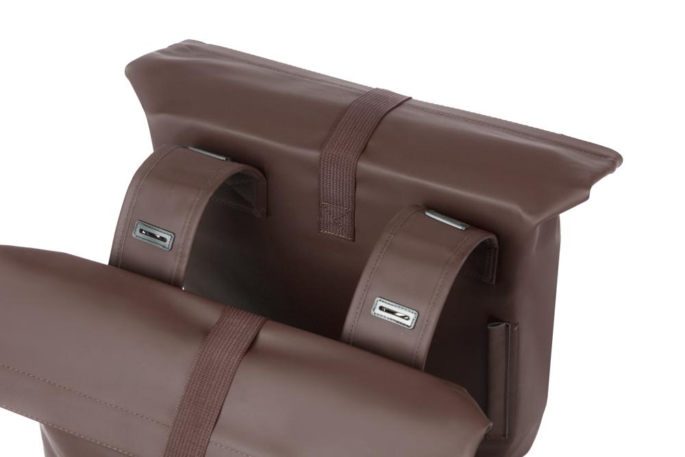 Basil Doppelpacktasche City roasted brown 12x29x30 cm 28 bis 32l