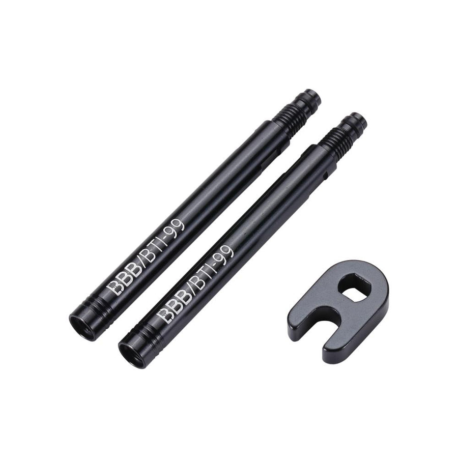 BBB Cycling BBB Ventilverlängerer ValveExtend 50 mm Schwarz - mehr Reichweite für dein Ventil