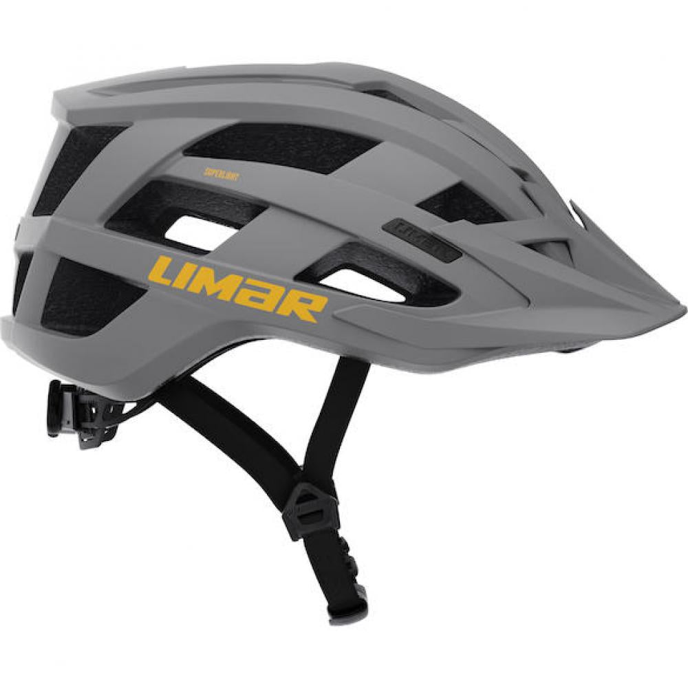 Limar Alben Matt Gray L Grau - leichter MTB-Helm mit maximaler Abdeckung