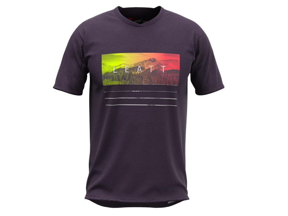 Leatt MTB All Mountain 2.0 Jersey Gr. S Grape - Atmungsaktives Fahrradtrikot