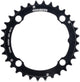 CONTEC Kettenblatt "C.Drive"n4-Arm, 9-/10-fach, 3/32", für 3-fach Kurbeln, symmetrischnSB-verpackt, inkl. Steighilfen, 32 Zähne, 104mm Lochkreis, Aluminium 5083, schwarz