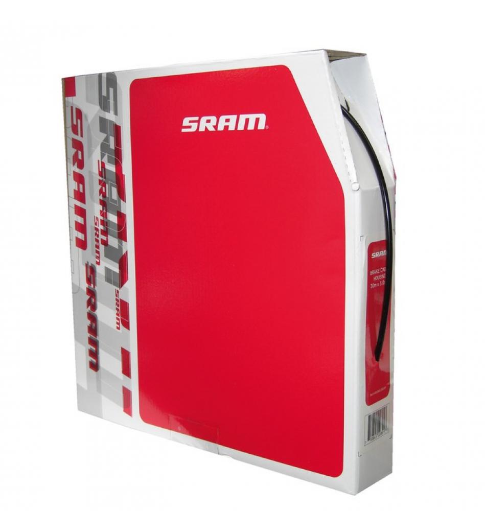SRAM Bremszughülle 5 mm schwarz, 30 m Werkstattrolle - präzise Bremsperformance