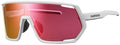 SHIMANO TECHNIUM MATTE WHITE RIDESCAPE RD Brille - robustes Vollranddesign für Radsport
